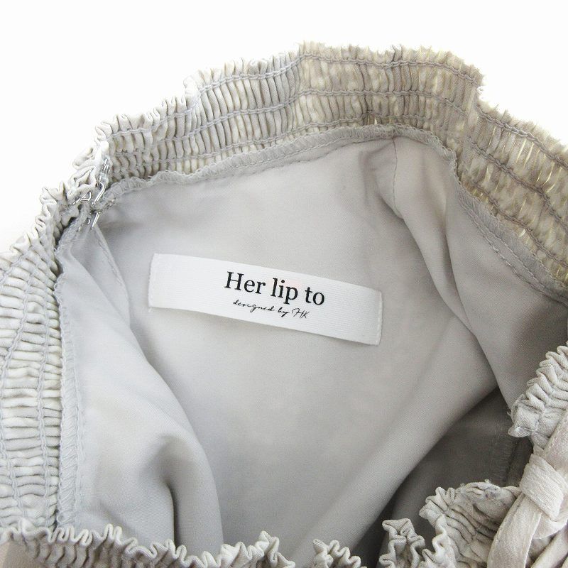 ハーリップトゥ Herlipto タグ付き Winter Floral Long-sleeve Dress  