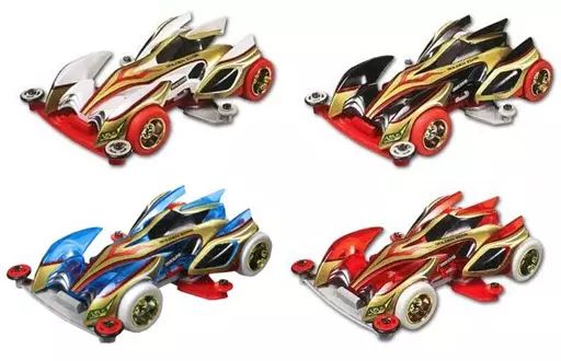 ミニ四駆 爆走兄弟レッツ&ゴー!! シャイニングスコーピオン ゴールデンエッジ 中古】プラモデル 全4種セット 1/32 シャイニングスコーピオン