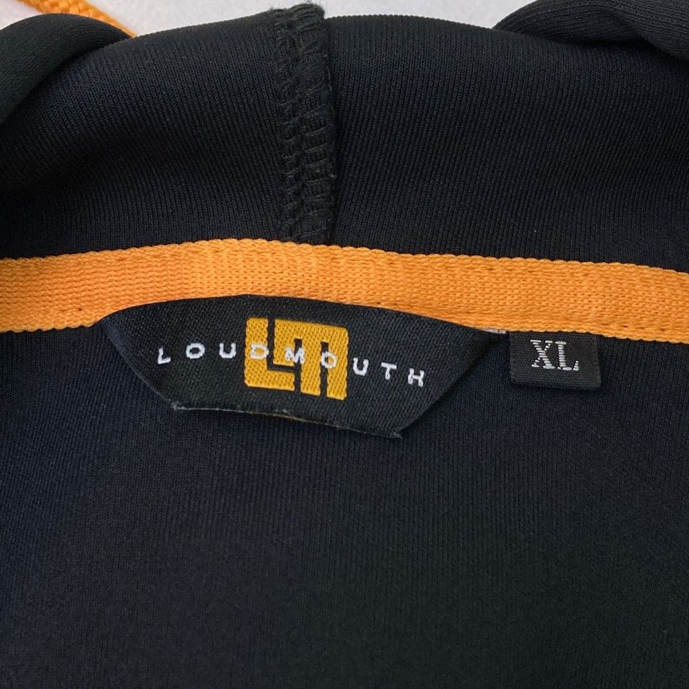 サイズ：XL LOUD MOUTH ラウドマウス  ジップパーカー  ブラック系 [240101439217] ゴルフウェア メンズ ストスト サイズ：XL LOUD MOUTH ラウドマウス ジップパーカー ブラック系