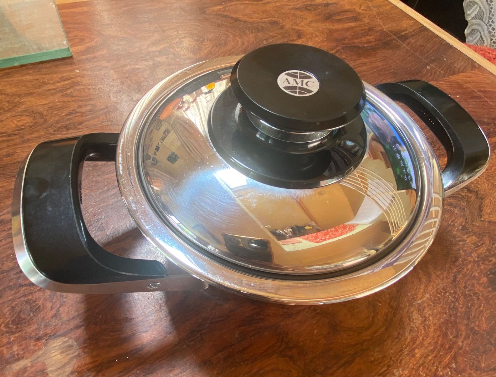 AMC ドイツ製 ステンレス両手鍋 新古品 専用新品 AMC エーエムシー