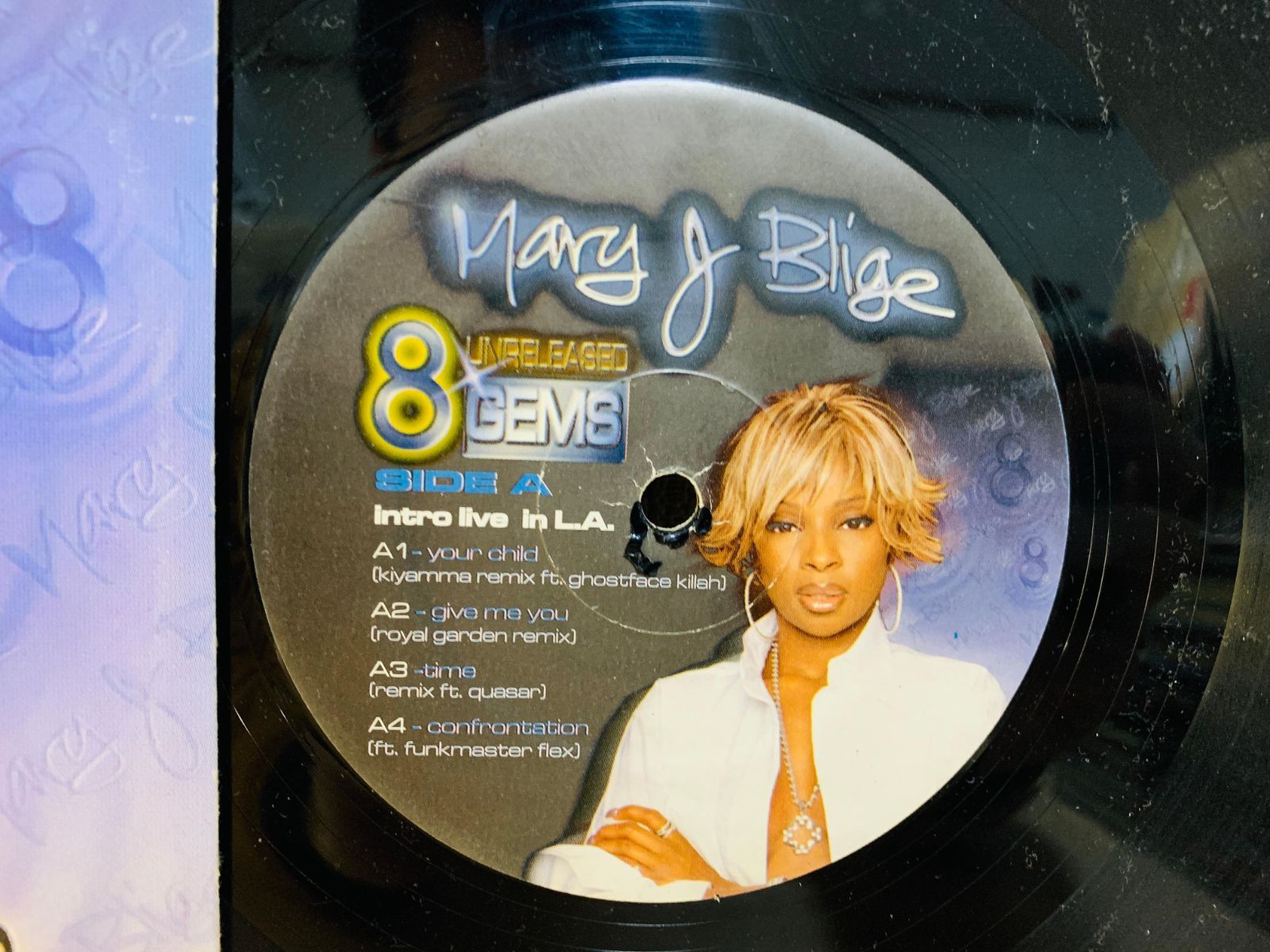 LP Mary J Blige / 8 Unreleased GEMS / メアリー・ジェイ