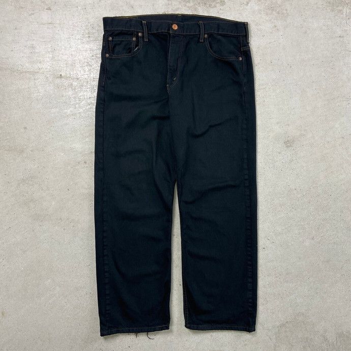 Levi's リーバイス 569 ブラックデニムパンツ ワイドストレート