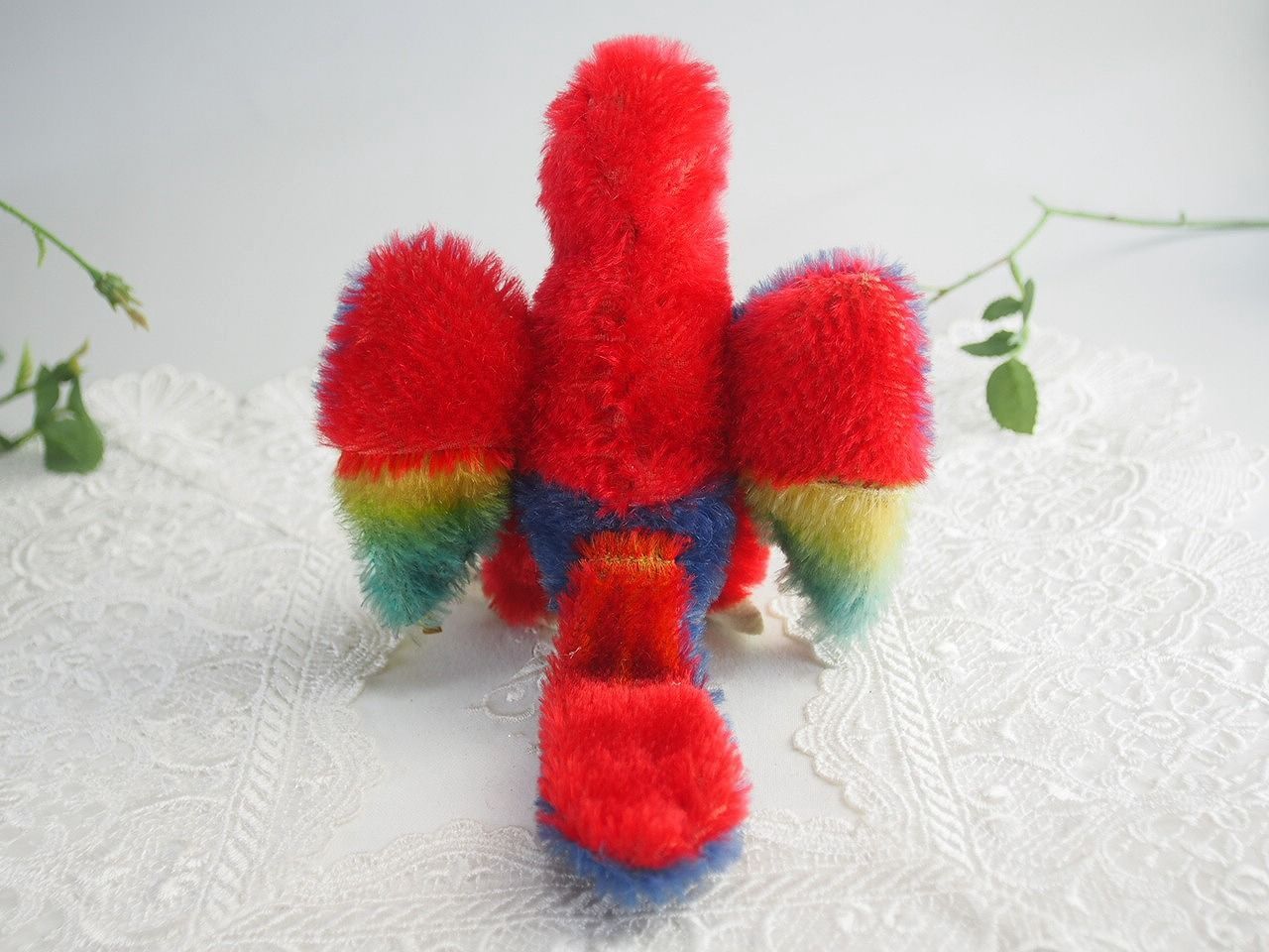 シュタイフ★Woolen Parrot ＆ Bird★ぽんぽんオウム & バード シュタイフ☆Woolen Parrot ＆ Bird☆ぽんぽんオウム & バード
