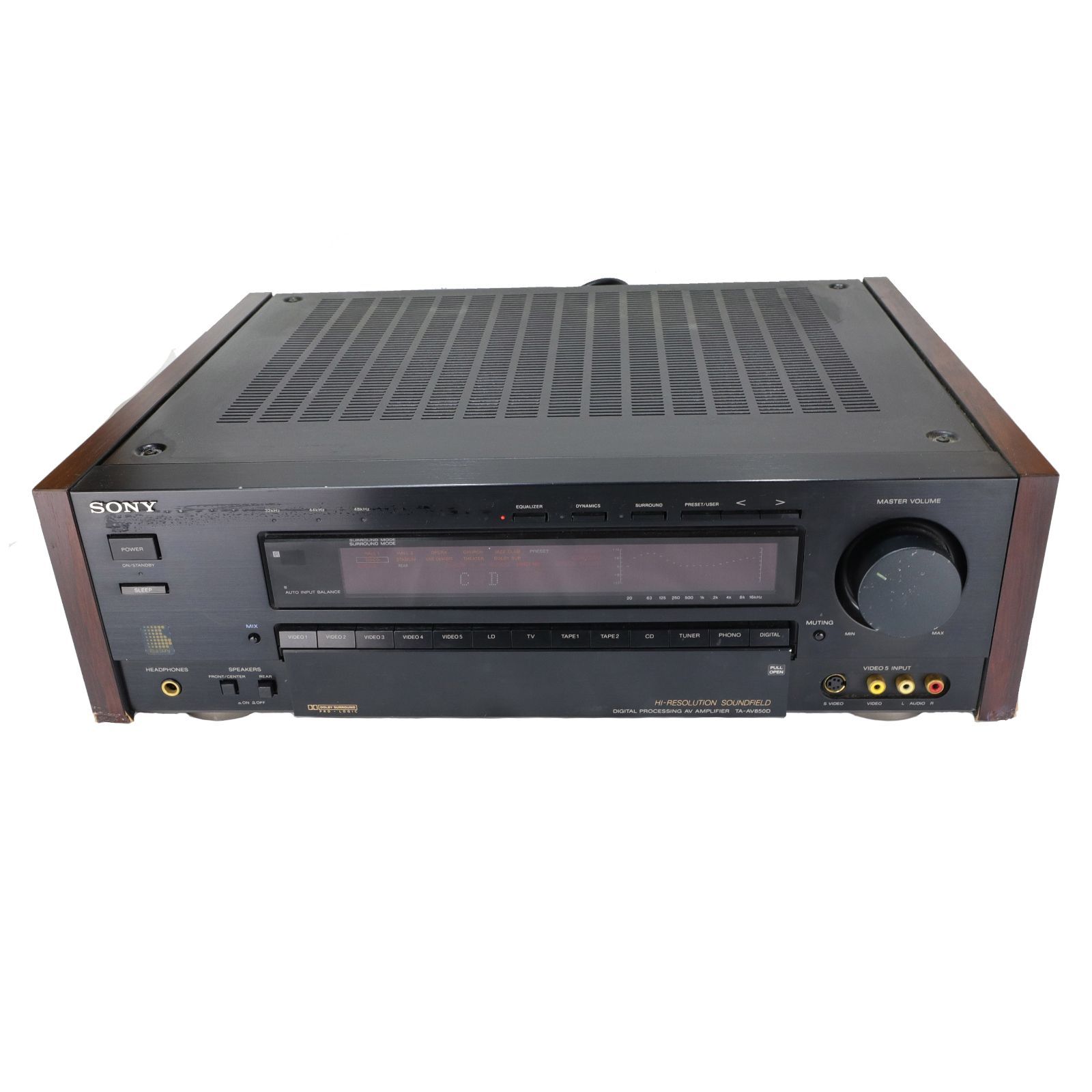 音出し 動作 済|現状渡し|難あり SONY|ソニー AVアンプ|AVサラウンドレシーバー TA-AV850D