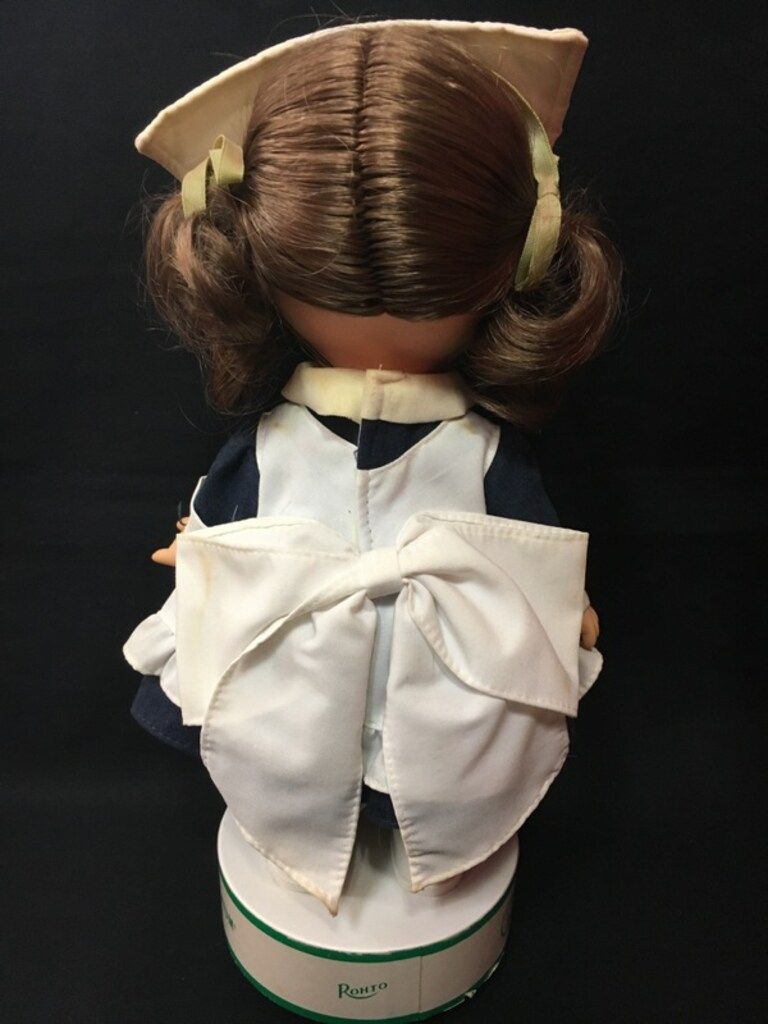 ロート オルゴール メンソレータム ナース人形 300mm