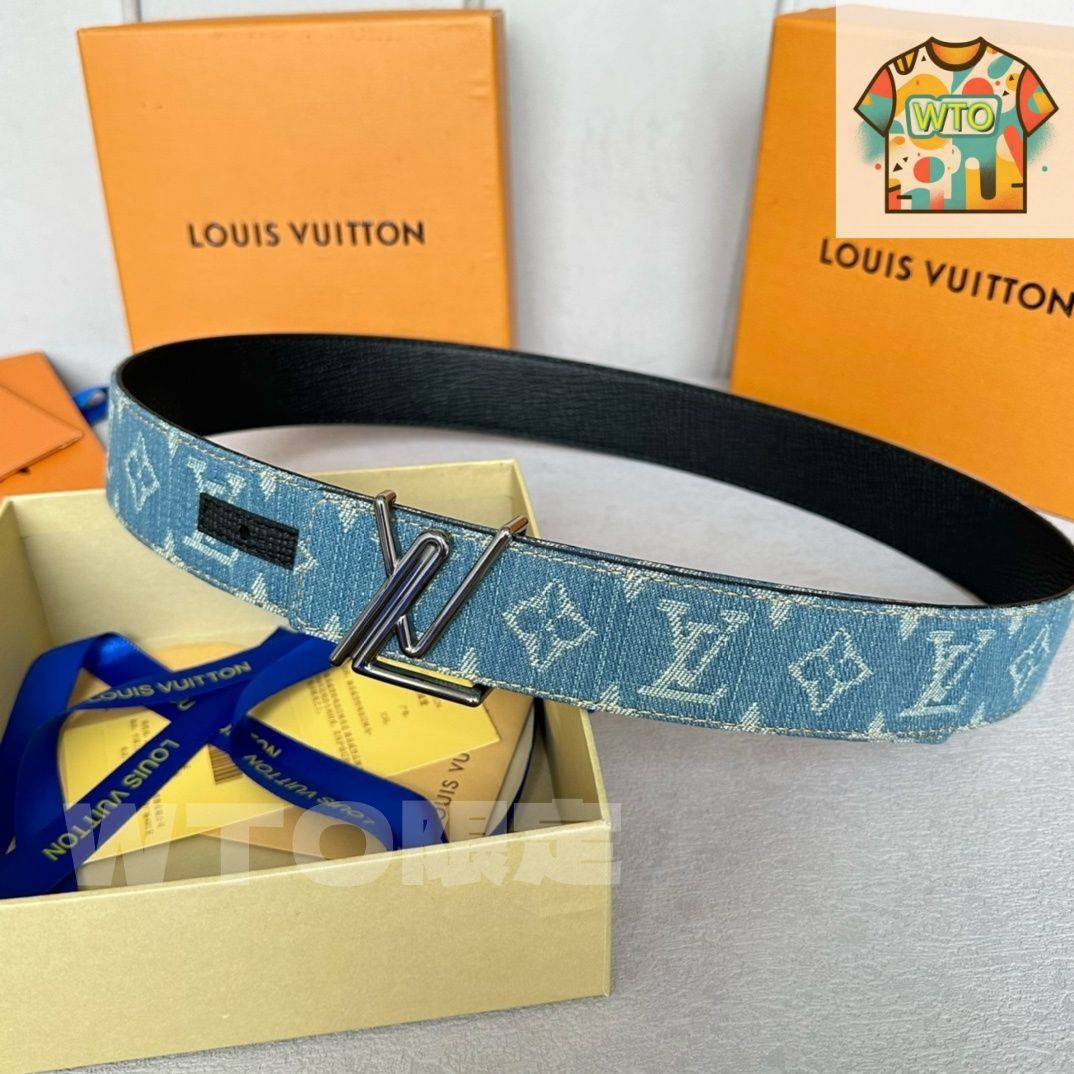 A-166)ベルト(ルイ　ヴィトン) louis-vuitton-lv-go-14-20mm-