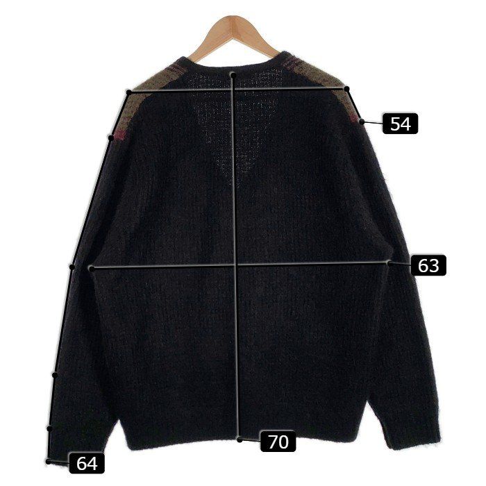 美品 Supreme M モヘア カーディガン ブラック