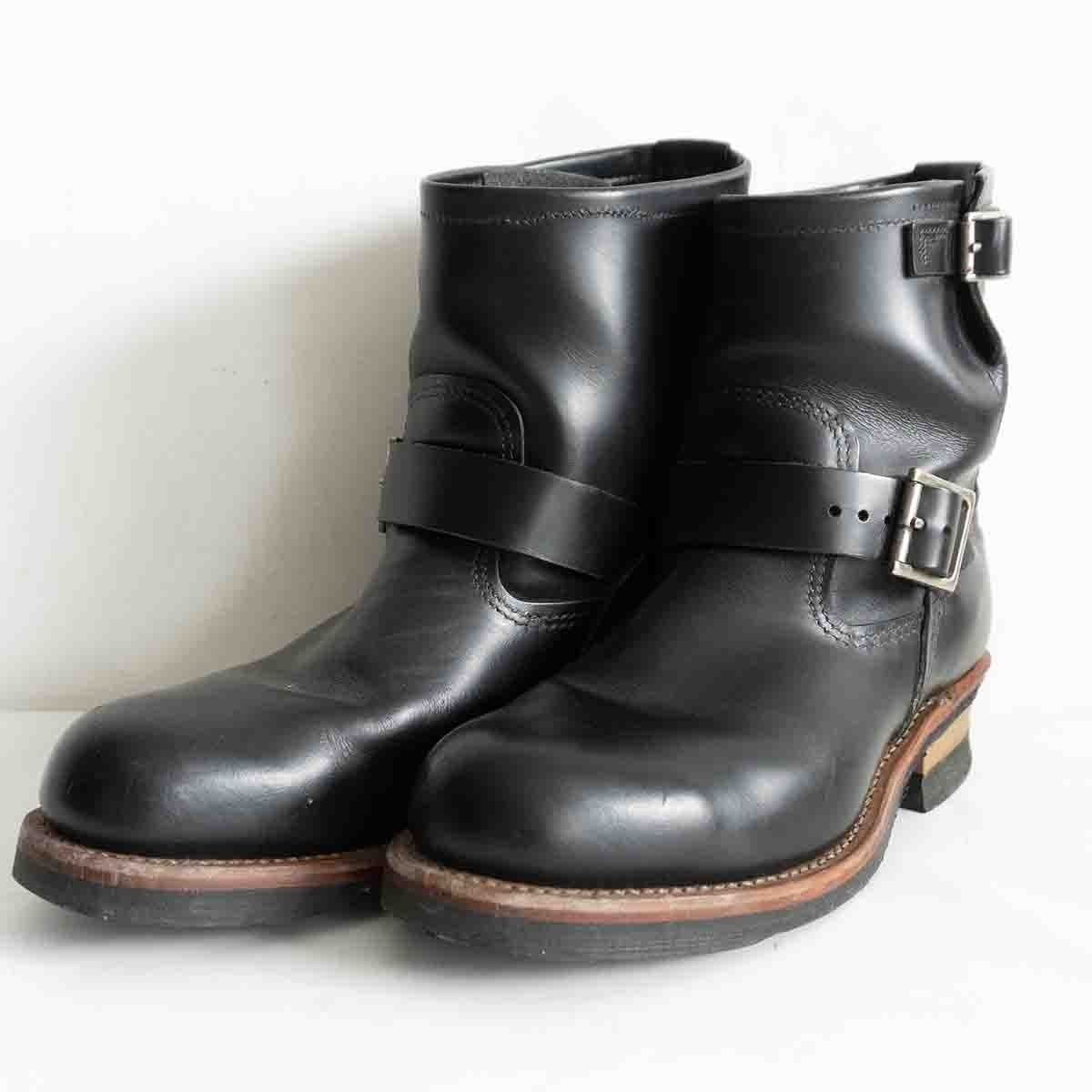 雰囲気抜群 REDWING 2976|エンジニアブーツ US8D スチールトゥ レッドウィング ブラック 25051014