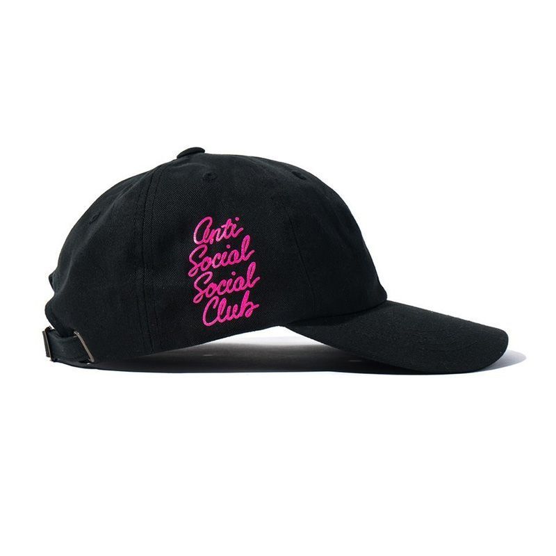 ANTI SOCIAL SOCIAL CLUB (アンチソーシャルソーシャルクラブ) (ウィアード キャップ オプションズ) ブラック WEIRDCAPOPTIONS Anti Social Social Club/ WEIRD CAP ーJAPAN | BIN ANTI SOCIAL