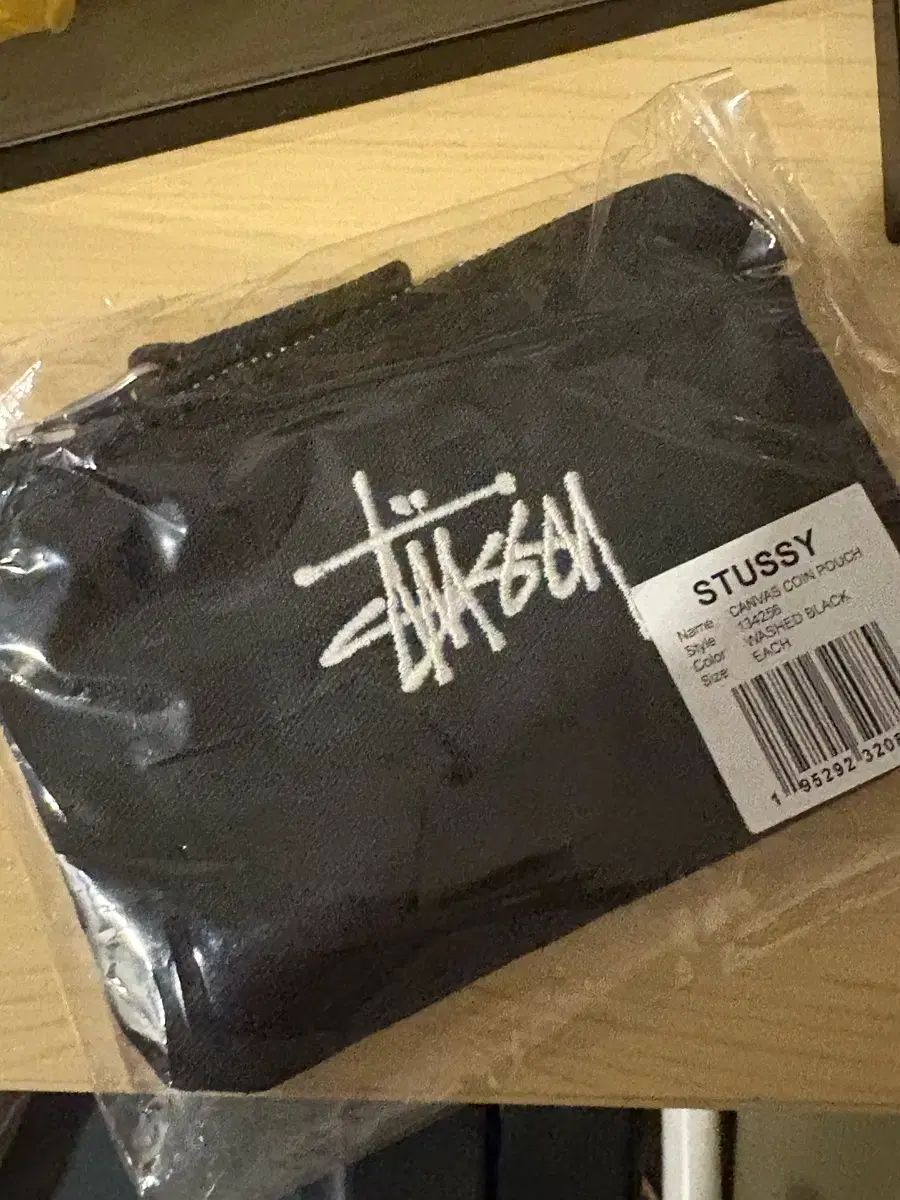 Stussy コットンキャンバス コインパウチ　stussy ポーチ STUSSY 新品 ステューシー CANVAS COIN POUCH コインポーチ