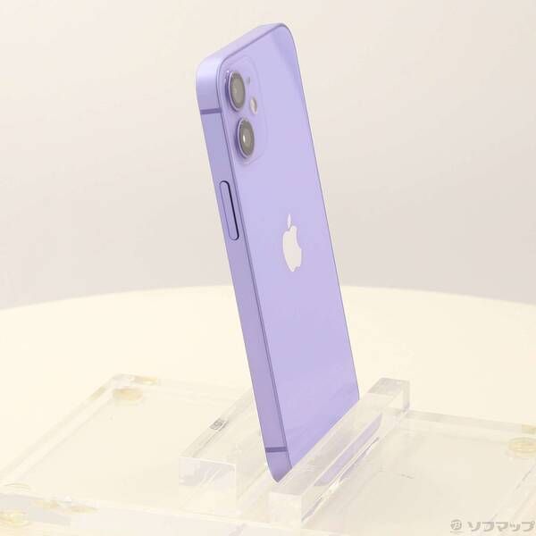 中古品〕 iPhone12 mini 128GB パープル MJQD3J／A SIMフリー