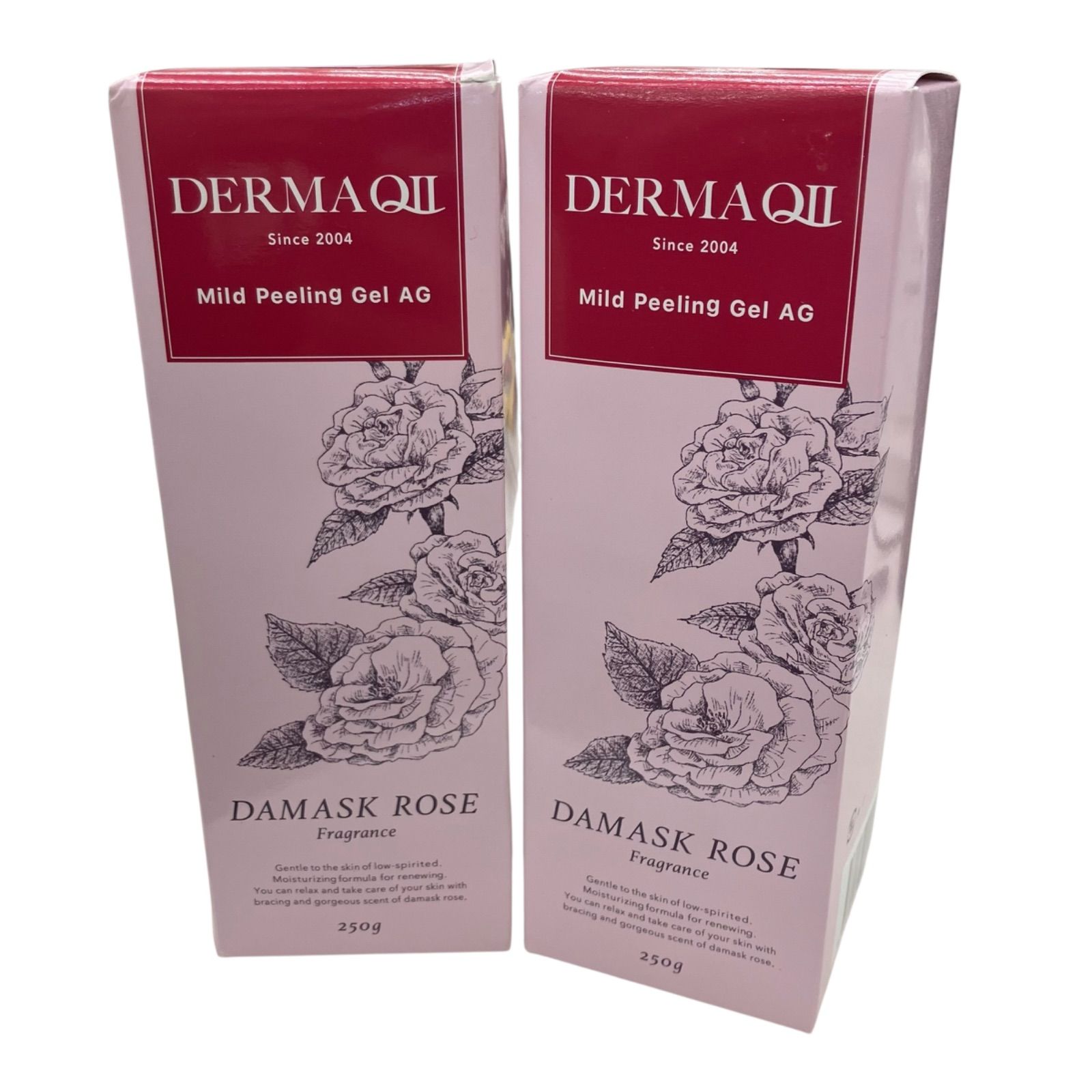 デルマQ2 マイルドピーリングゲル AG ダマスクローズの香り 2個