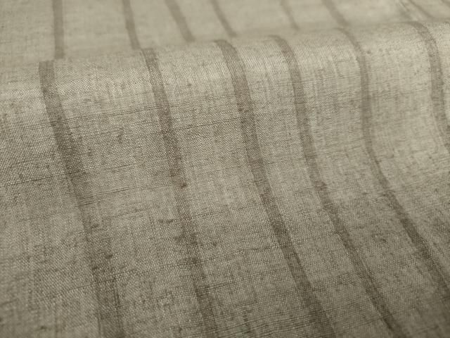 平和屋着物○上質な紬 よろけ縞 鈴乃屋扱い 正絹 逸品 未使用  
