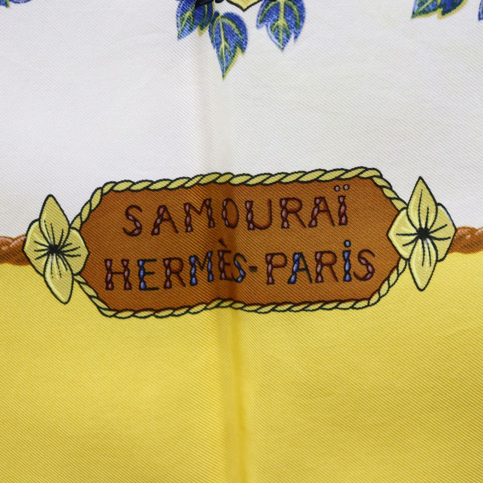 エルメス HERMES スカーフカレ カレ90 SAMOURAI 侍 サムライ