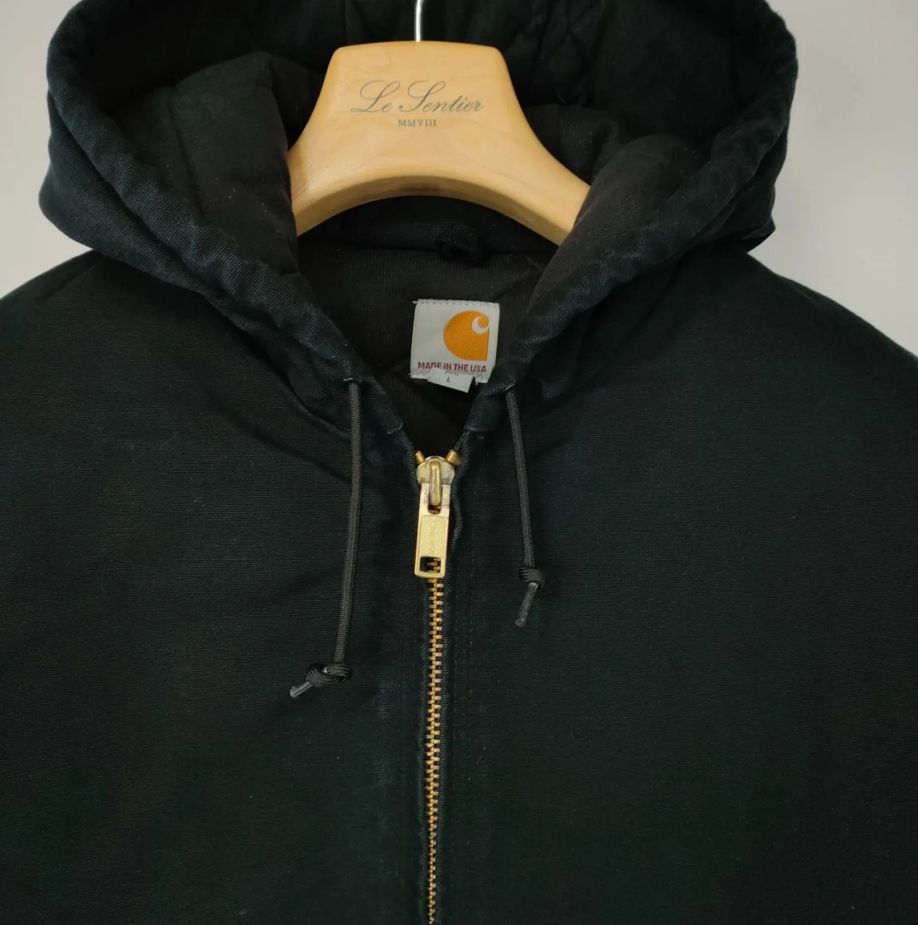 carhartt アクティブジャケット ブラック L 中綿 キルティング