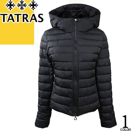 TATRAS ブラック ダウンジャケット フード付き