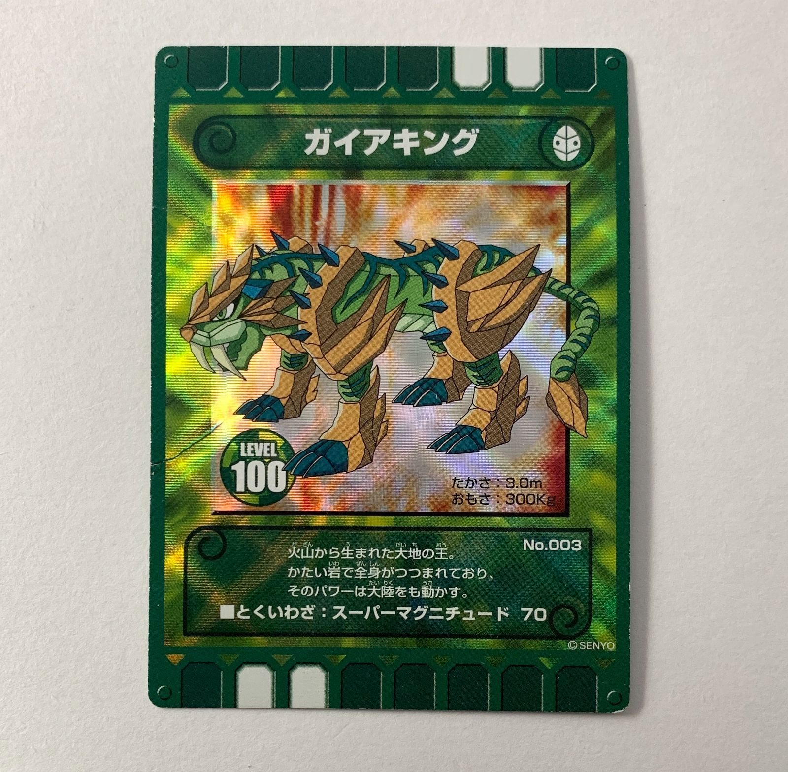 カード迷路ぐるり森大冒険 ガイアキング No.003 旧版 - メルカリ