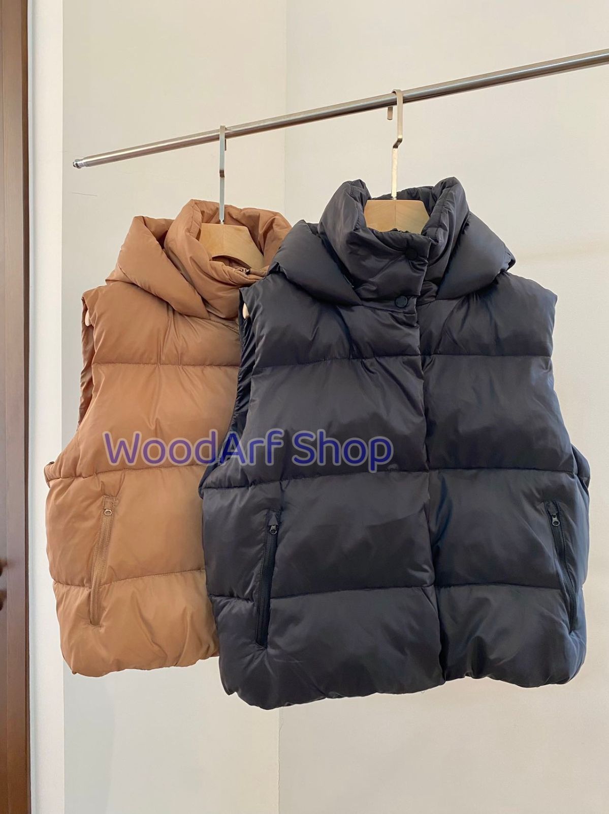 2025新型Aloレディースカジュアル柔らかベスト保温ノースリーブフードダウンベスト