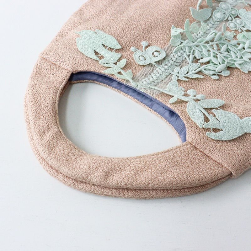 2019SS ミナペルホネン mina perhonen forest parade egg bag 刺繍  