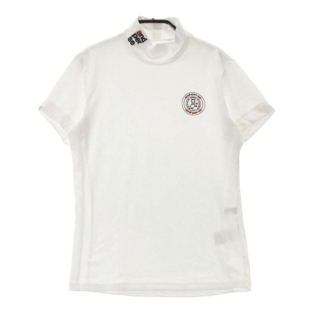 8YARDS ハチヤーズ 半袖ポロシャツ ホワイト系 L ゴルフウェア メンズ