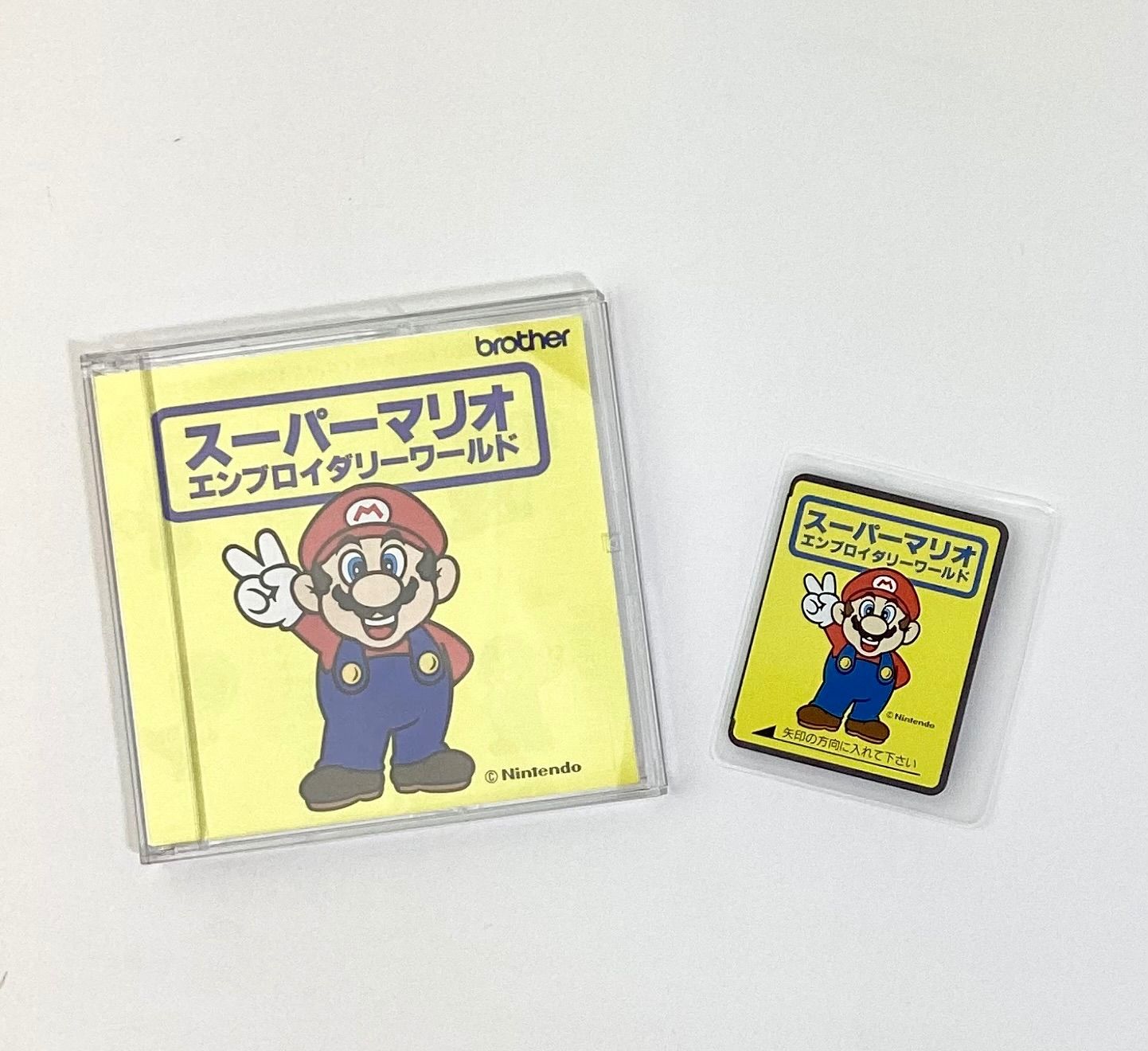 スーパーマリオ エンブロイダリーワールド 刺繍カード brother ブラザー-