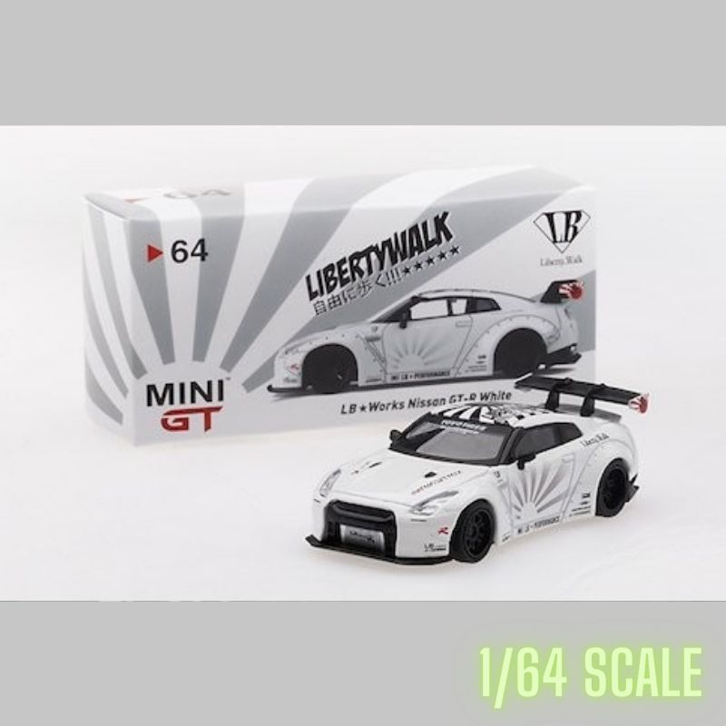 リバティーウォークLBWK MINI GT 1/64 R35 Type 1スケール164 - ミニカー