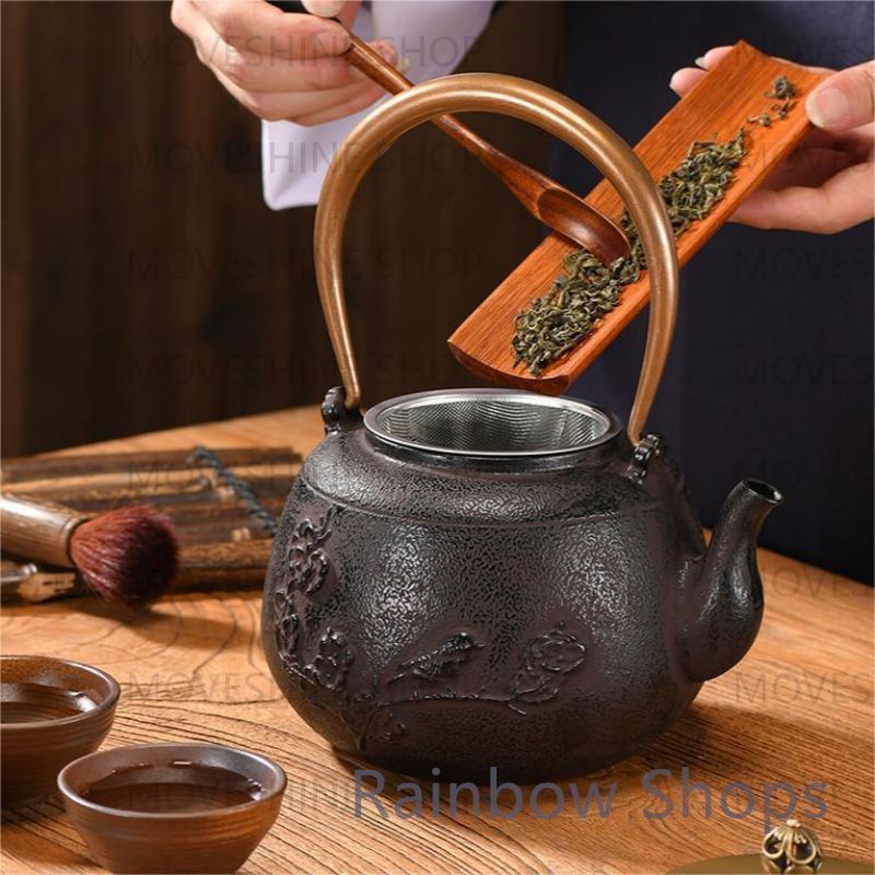 新品未使用】鉄急須 南部鉄器 レトロ アンティーク風☆鉄瓶