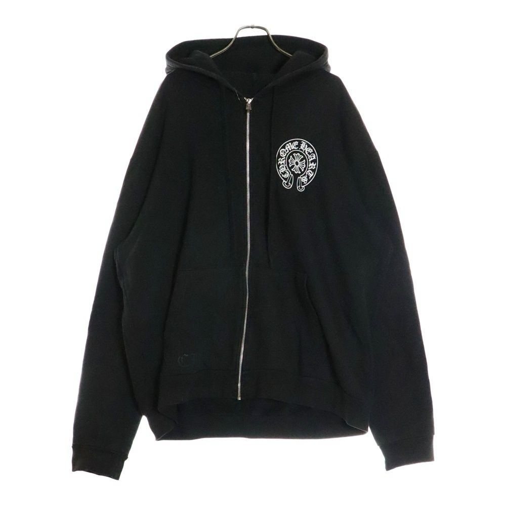 Chrome Hearts 黒フード付きジャケット クロムハーツ チェック柄フランネルファージャケット - SHENGLI
