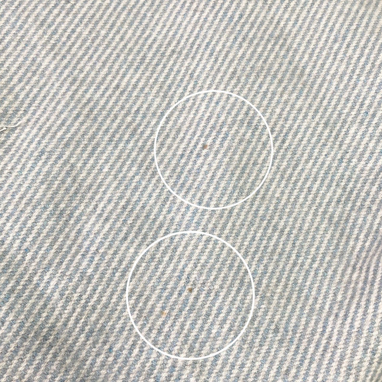 k12 Loro Piana ロロピアーナ カシミヤマフラー 170 × 46 ブルー  