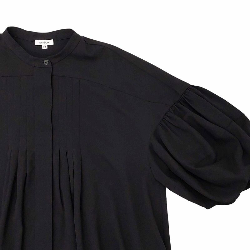 美品　ENFOLD エンフォルド ランダムスリットブラウス　ブラック　黒 楽天市場】【美品/2023/SS/定価3.0万】 エンフォルド ENFOLD