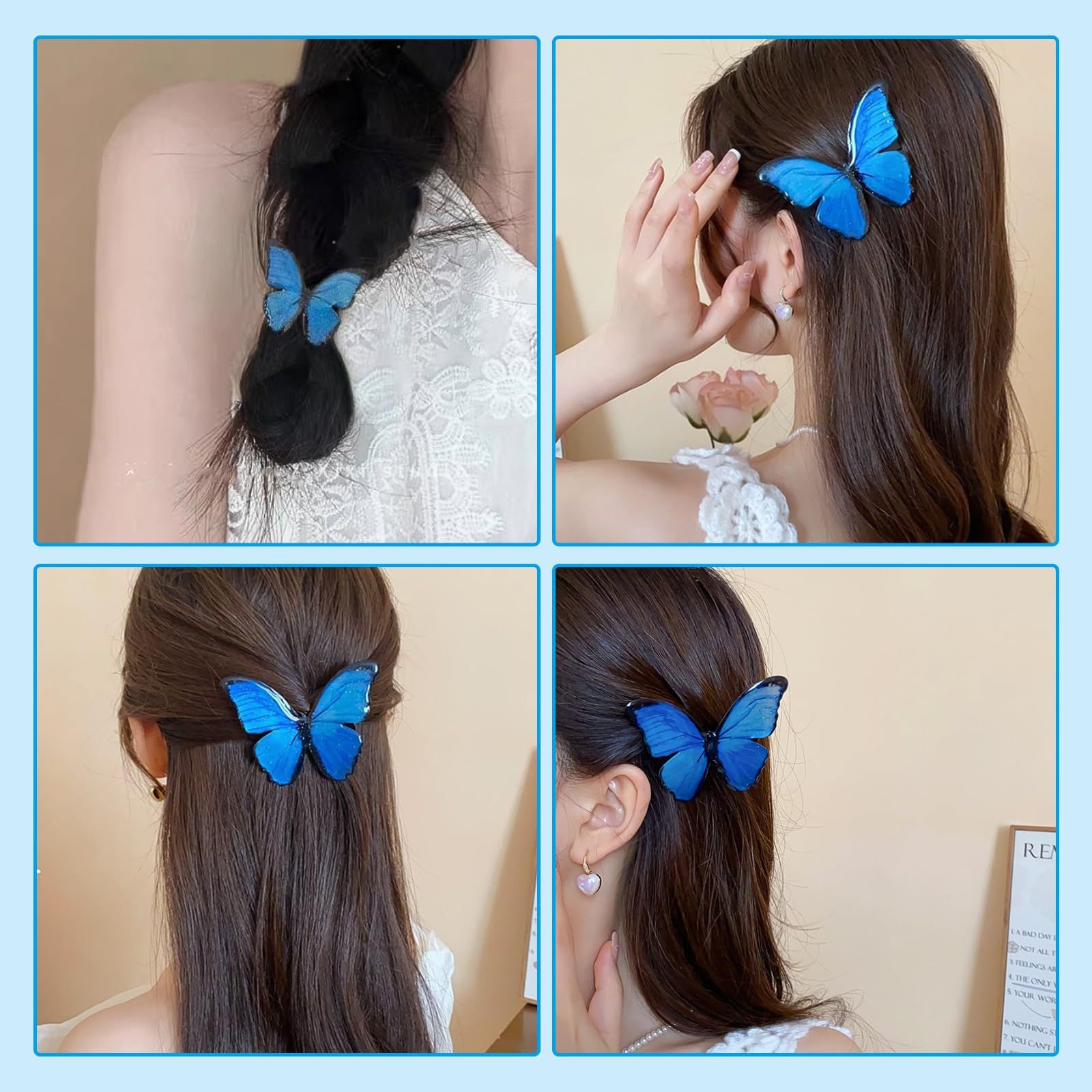 新品未使用 バタフライ  蝶々 ヘアクリップ 髪留め 楽天市場】【LINE友だち200円引き対象】【ヘアクリップ】8カラー