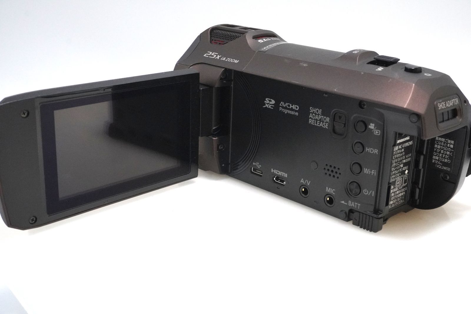Panasonic 4Kビデオカメラ HC-VX992MS-T 64GB Amazon | パナソニック 4K ビデオカメラ 64GB 光学20倍ズーム