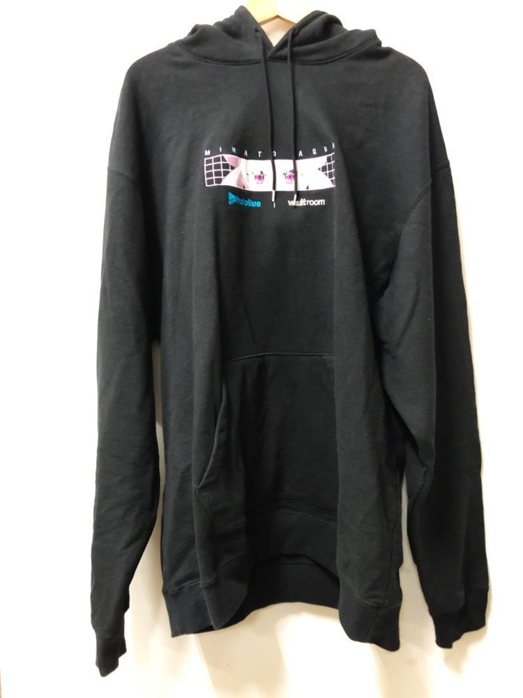 27. 湊あくあ パーカー MINATO AQUA HOODIE XLサイズ vaultroom ホロライブ ◆