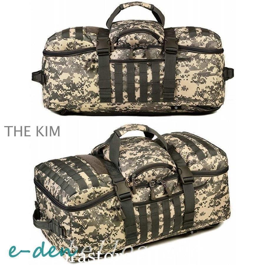 バックパック旅行バッグ登山リュックリュック60L大容量3WAY迷彩多ポケットミリタリーリュックサックアウトドア大型旅行バッグ