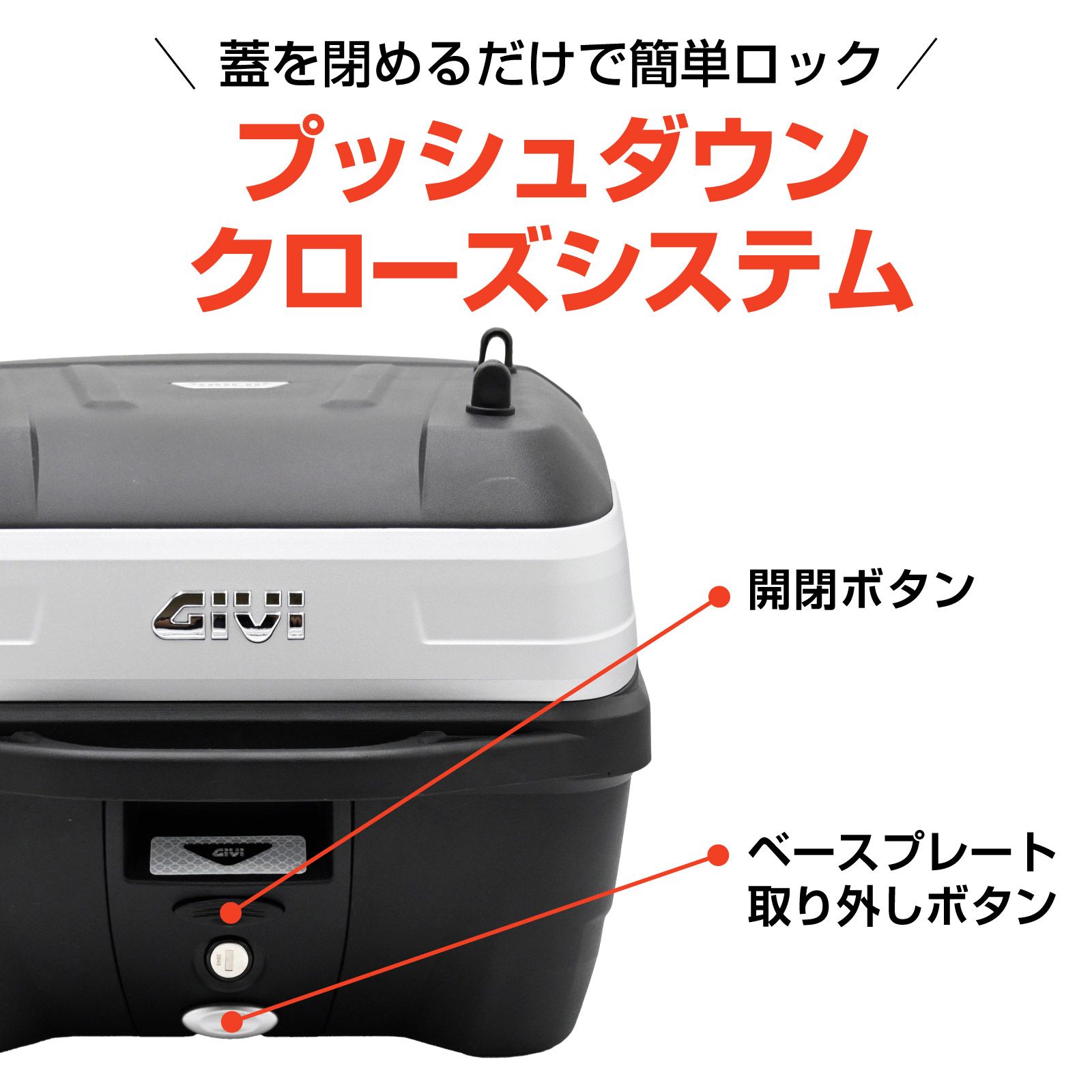 シルバーパネル トップケース