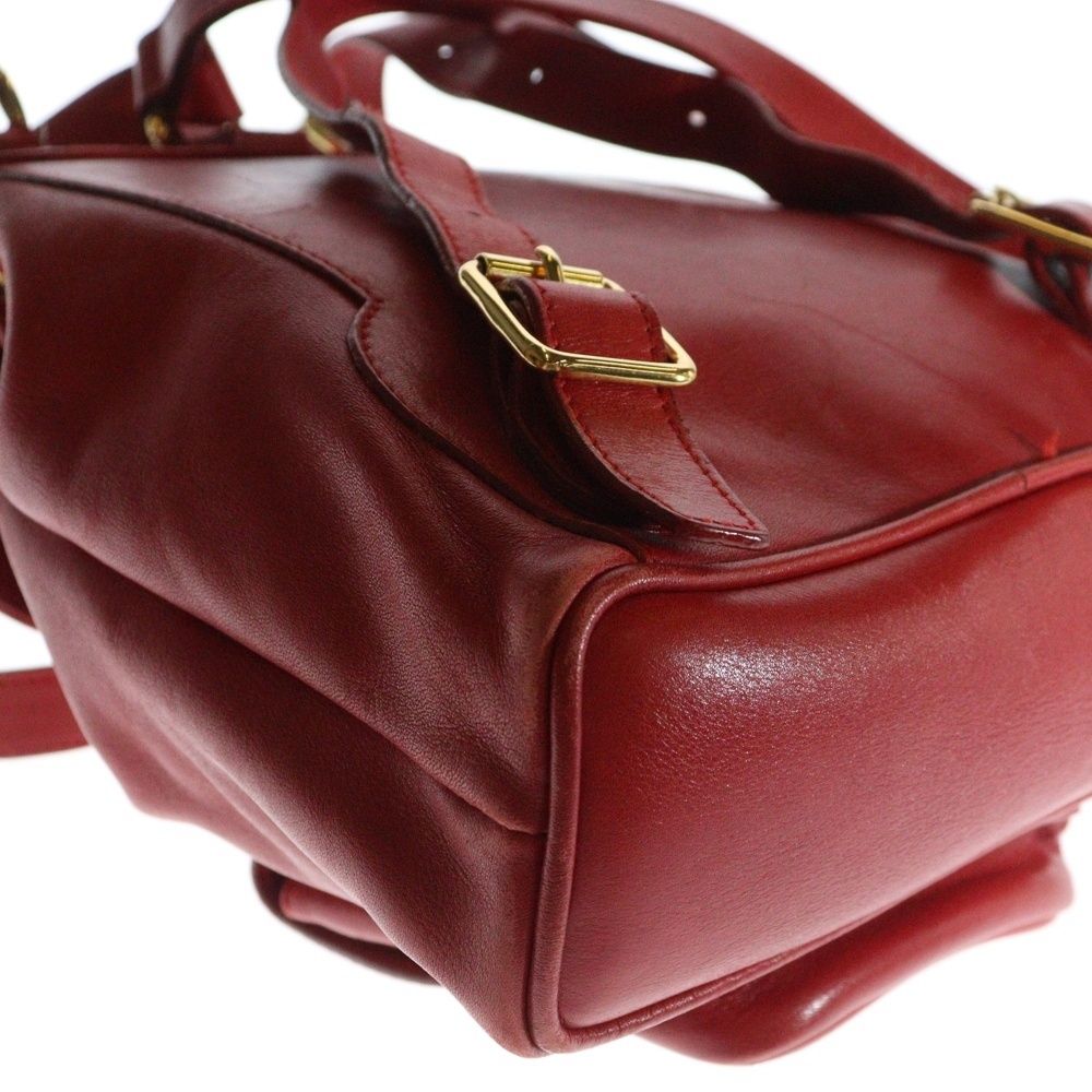 GUCCI 販売済み (グッチ) バンブーハンドル レザー ミニバッグパック