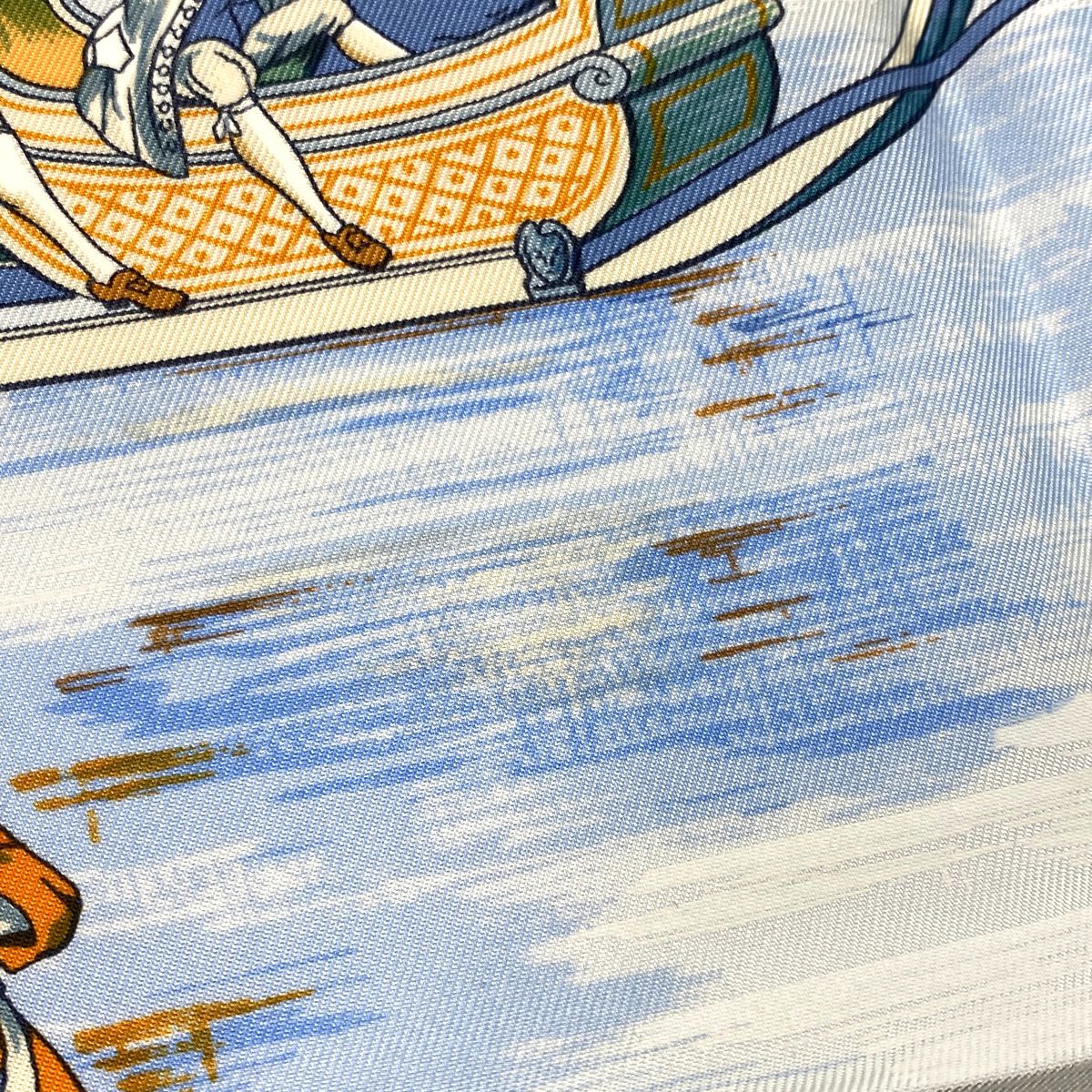 エルメス HERMES カレ90 Traineaux et glifsades ソリとスケート