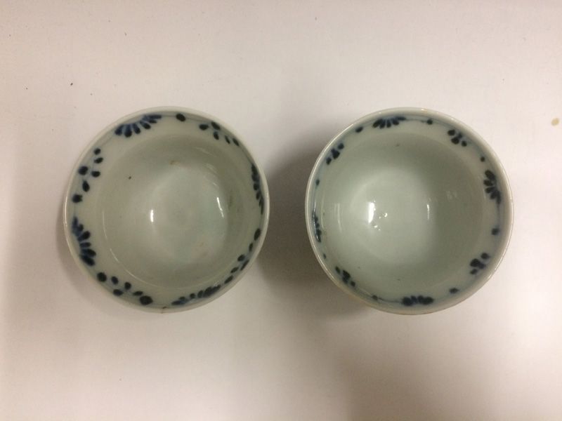 セール！・ ★明治期★　  伊万里　染付　松竹梅　小碗　2個組 伊万里-染付-松竹梅-小碗-2個組--明治期- - メルカリ