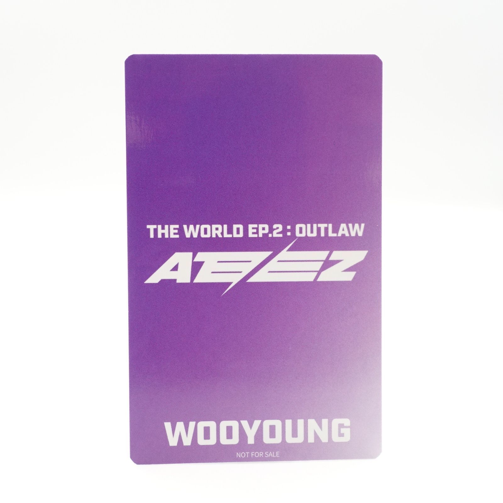 ATEEZ ウヨン THE WORLD EP.2 OUTLAW トレカ フォト パートナーカード