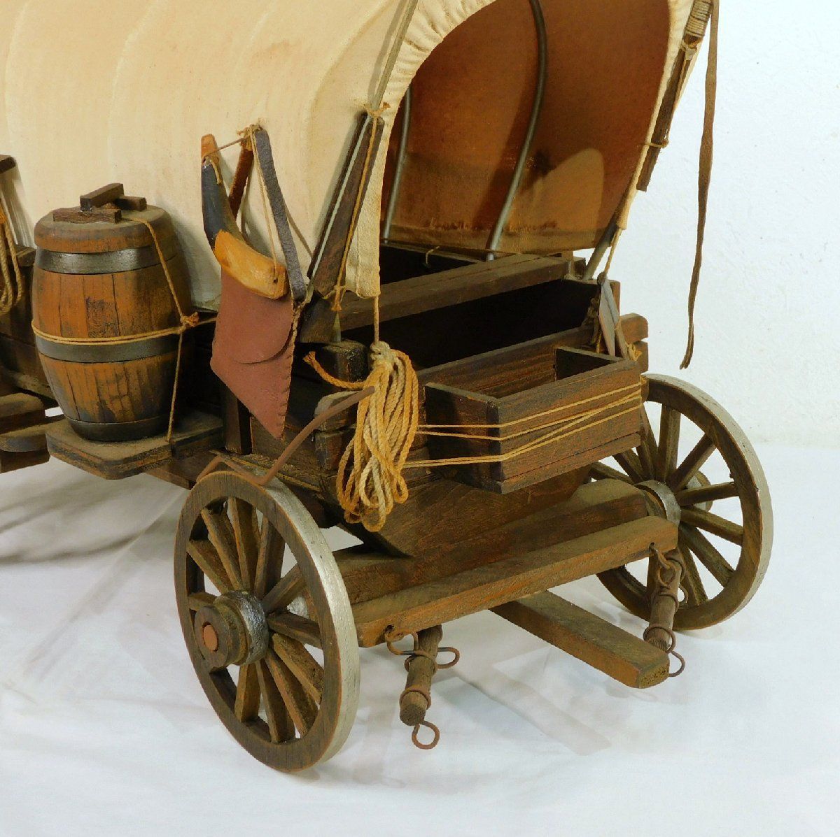 ◇ハンドメイド 幌馬車◇65cm◇リアル造形◇付属品多数◇西部