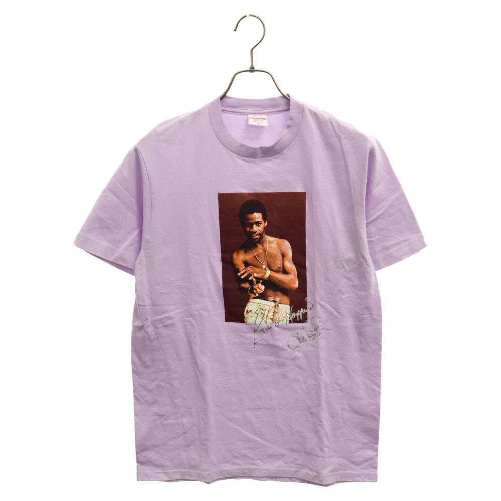 SUPREME (シュプリーム) 22SS Al Green Tee アルグリーン プリント 半袖Tシャツ カットソー パープル - メルカリ