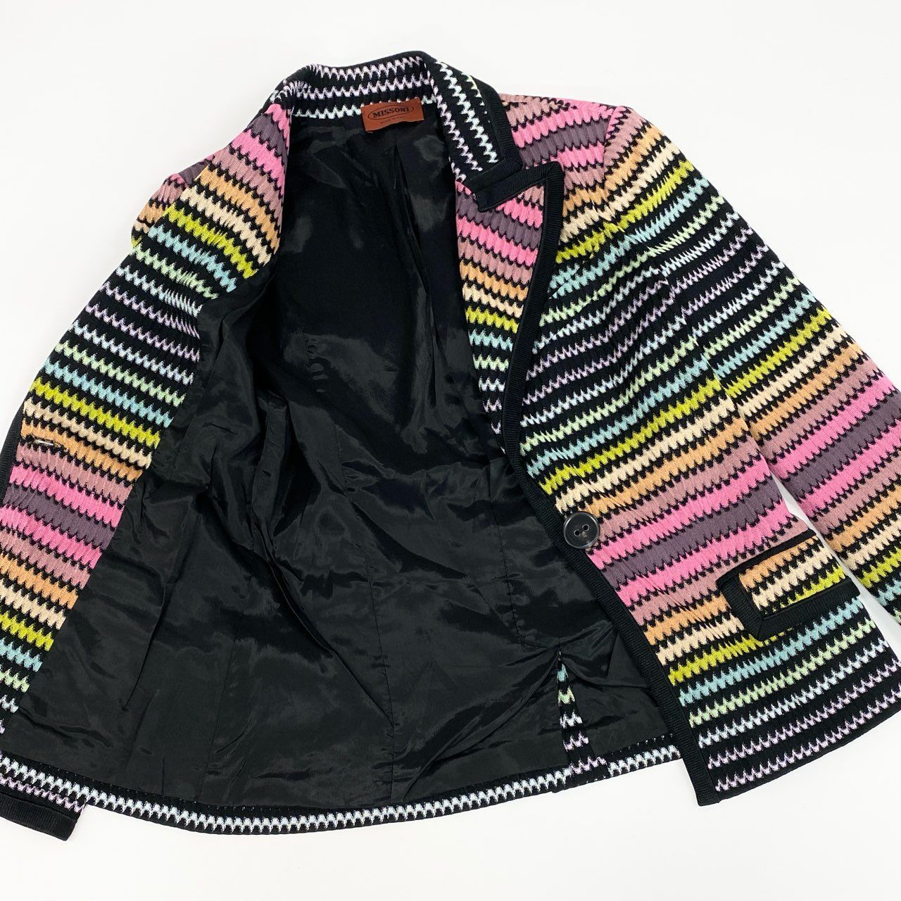 25f14 MISSONI ミッソーニ イタリア製 テーラードジャケット
