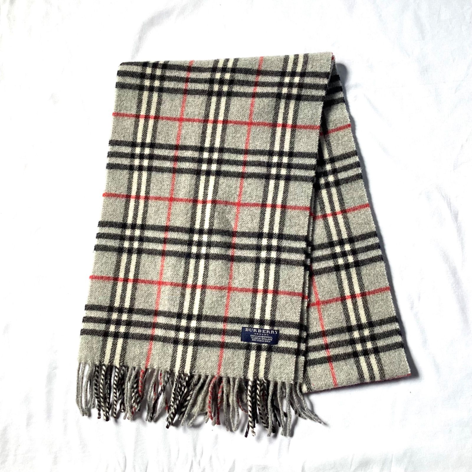 BURBERRY LONDON バーバリーロンドン マフラー ノバチェック 英国製