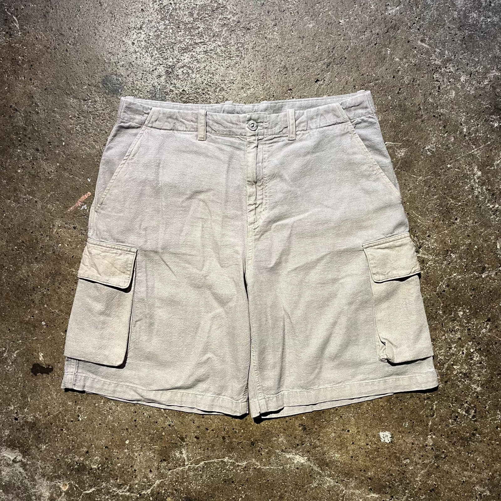 OUR LEGACY MOUNT SHORTS 48 アワーレガシー マウントショーツ カーゴ ハーフパンツ グレー コットンヘンプ M2254MSS