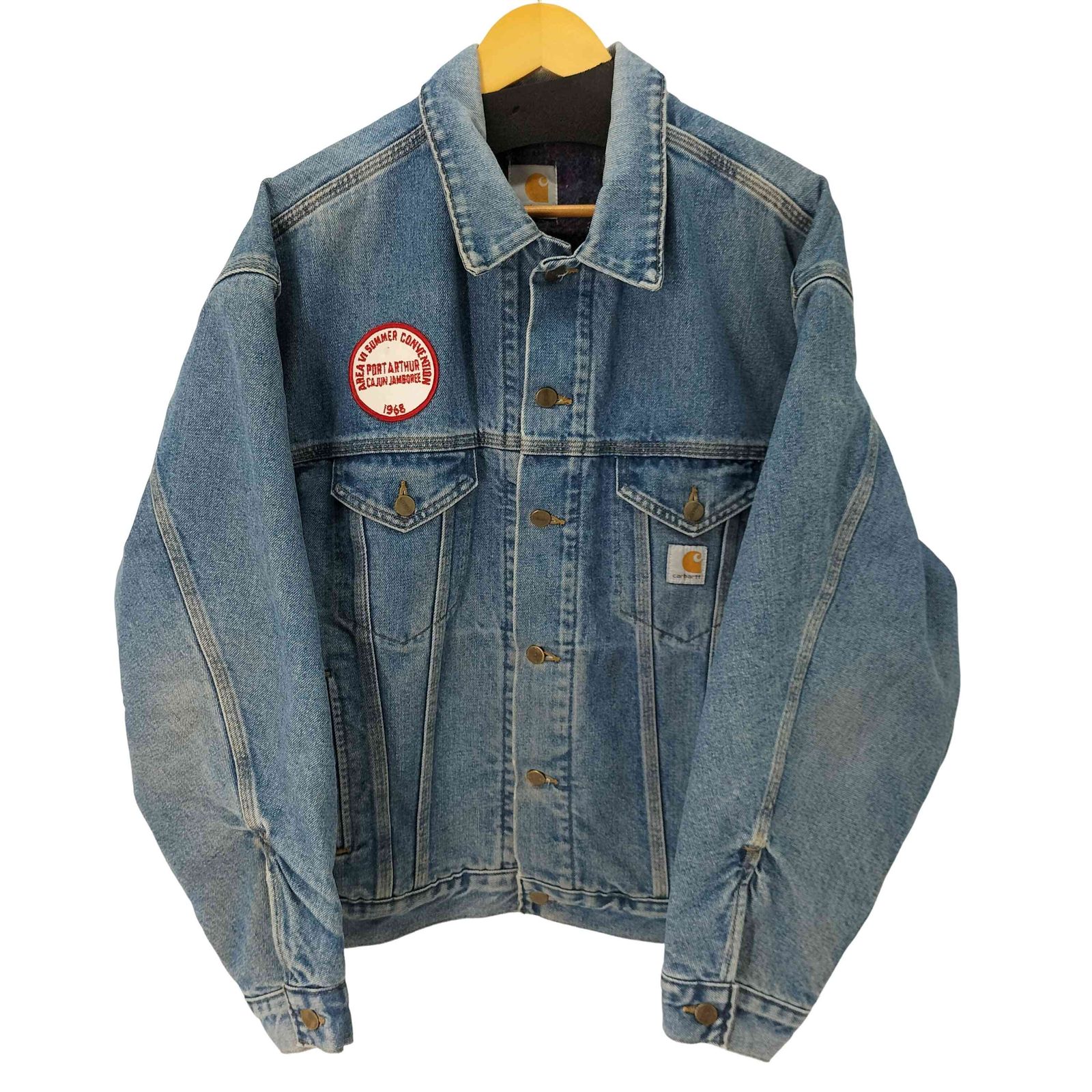 カーハート Carhartt 80-90S 裏地ブランケット デニムジャケット