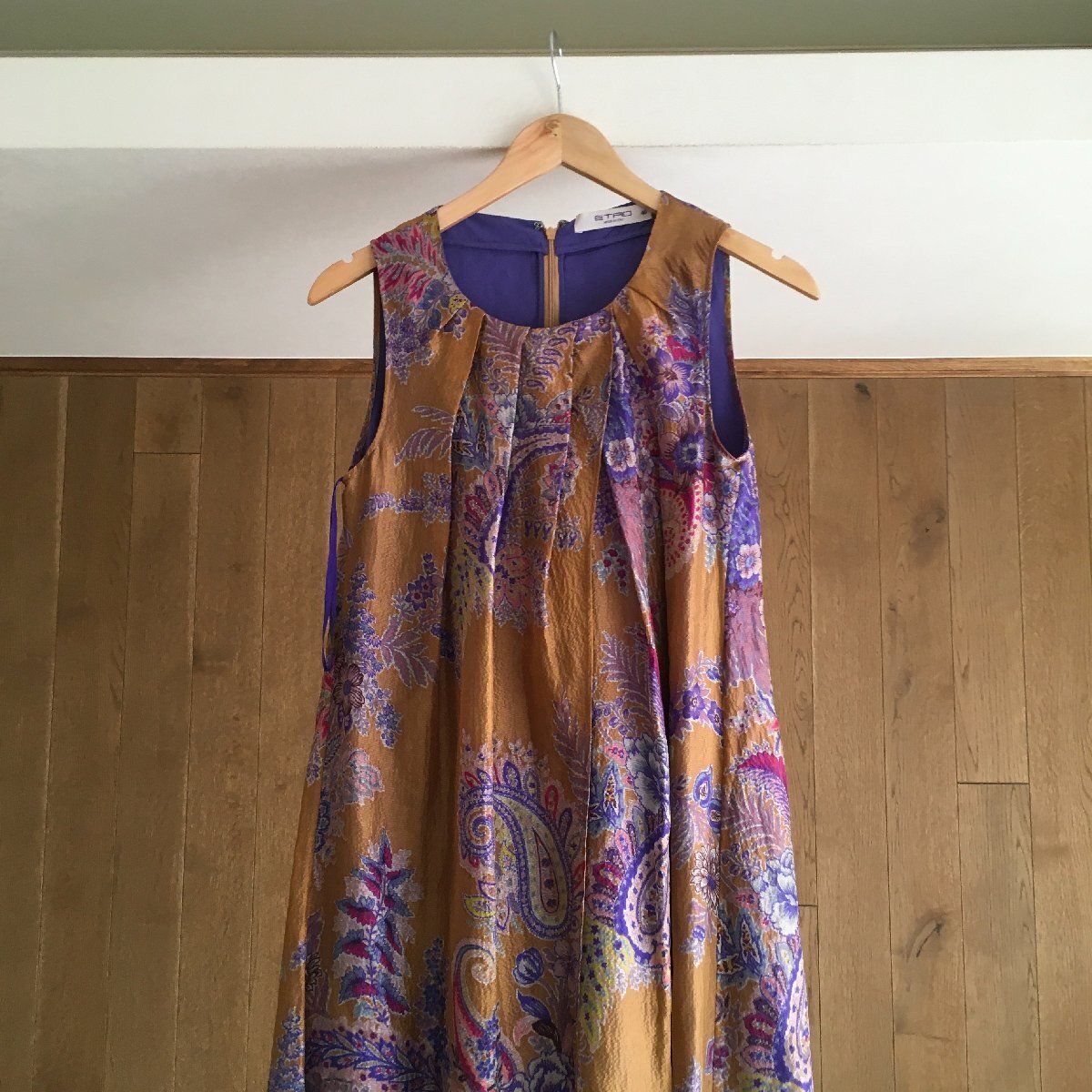 美品♡新品未使用　エトロ40 ETRO エトロ 長袖ワンピース 美品 サイズ:40 マルチカラー