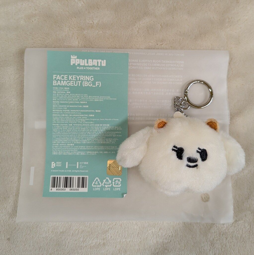 TXT 公式 FINDING MOA FACE KEYRING BAMGEUT ニュース