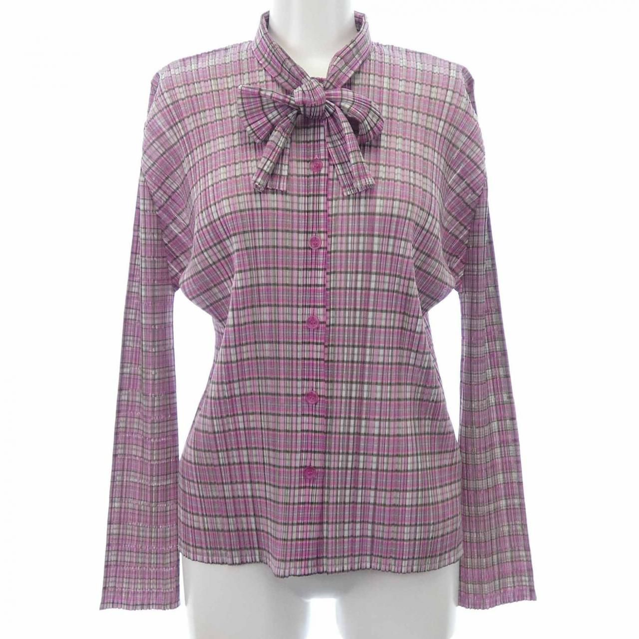ヴィンテージ プリーツプリーズ PLEATS PLEASE 2005 チェック PP51-JJ653 7560036 シャツ