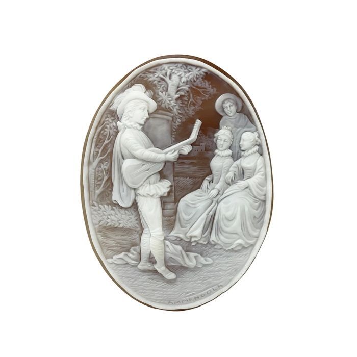 ◇ AMMENDOLLA【アメンドーラ】シェルカメオ ルース 約85.16mm