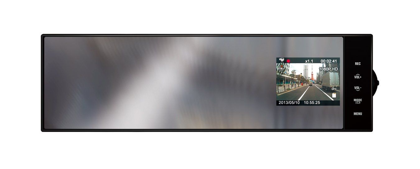 ユピテル 常時録画ミラータイプドライブレコーダー200万画素FullHD画質 DRY-FH220M 